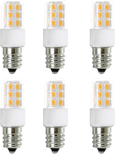 Bombillas LED C7 de luz nocturna, bombillas de lámpara de sal, bombillas LED de repuesto para lámparas de vela y candelabros, base de candelabro