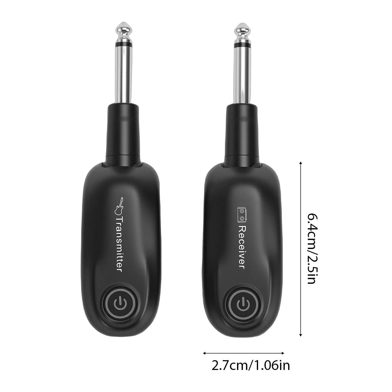 Drahtloses 2.4G Gitarren-Mikrofon-Set mit Headset