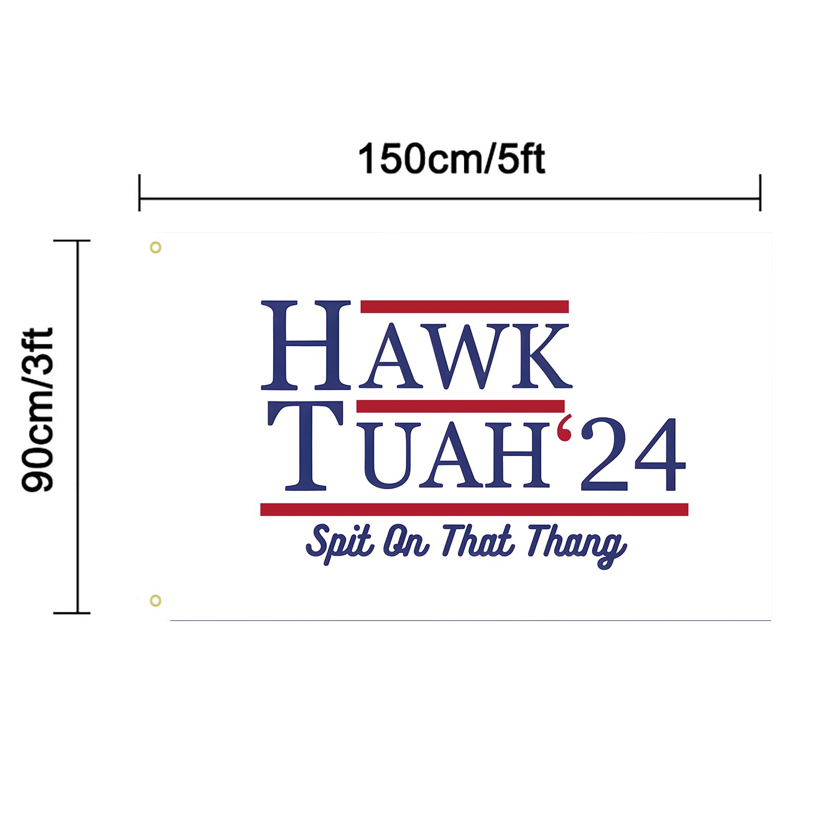 Hawk Tuah Blvd Flagge – Doppelseitig Bedruckt, 90x150 Cm, Outdoor-tauglich & Lustig Für Dekorative Zwecke