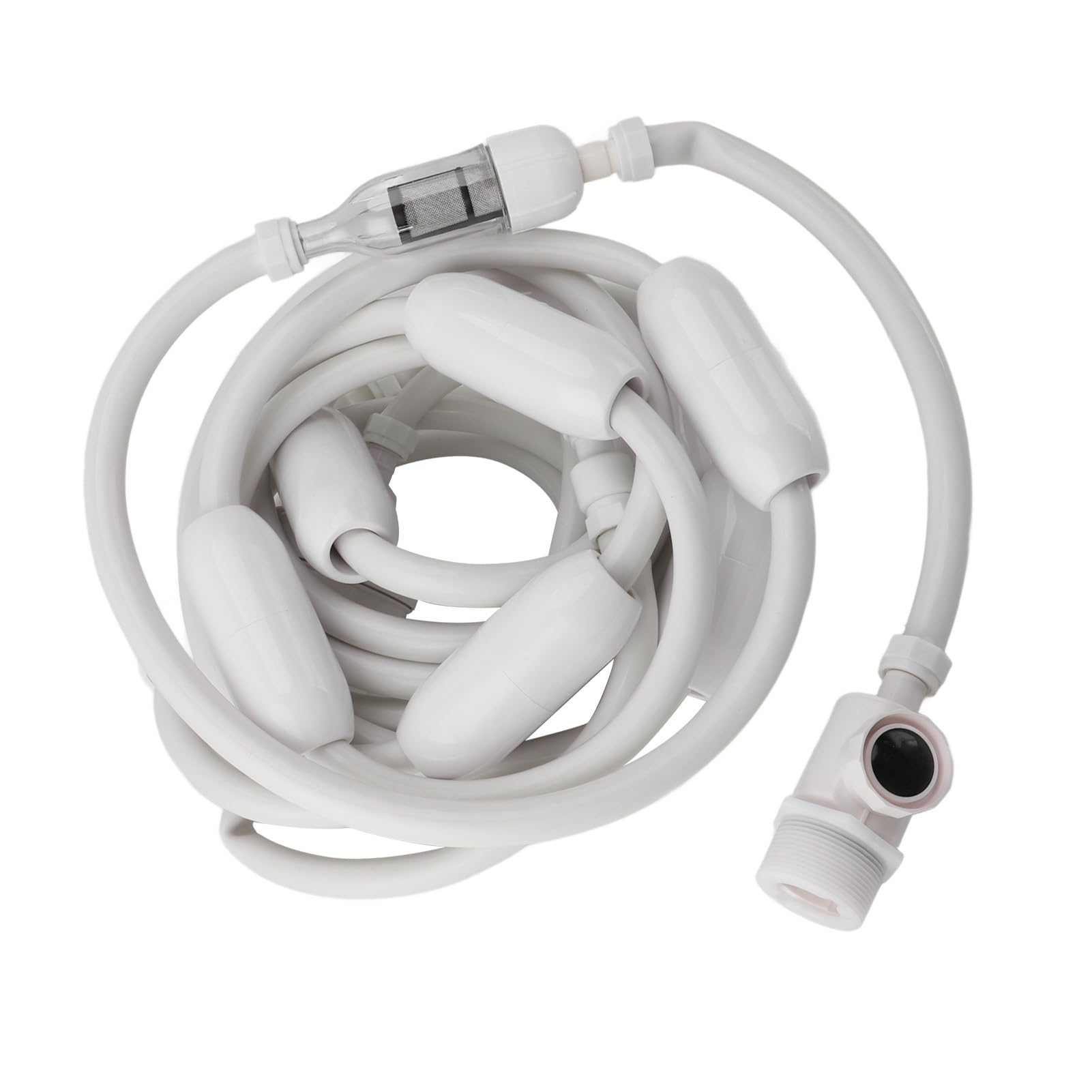 Haofy Tubo di Alimentazione per Pulitore Piscina, PVC Resistente, Design a Tenuta Stagna, Lunghezza 30 Piedi, Tubo Flessibile per la Manutenzione della Piscina