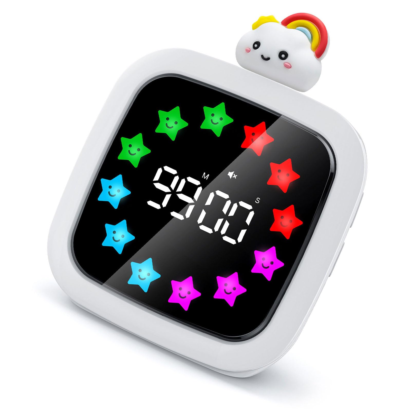 Tsophreniq Star 99 Minutes Visual Timer Quiet Operations Countdown Alarm Clock Kitchen Time Management Tool For Kids