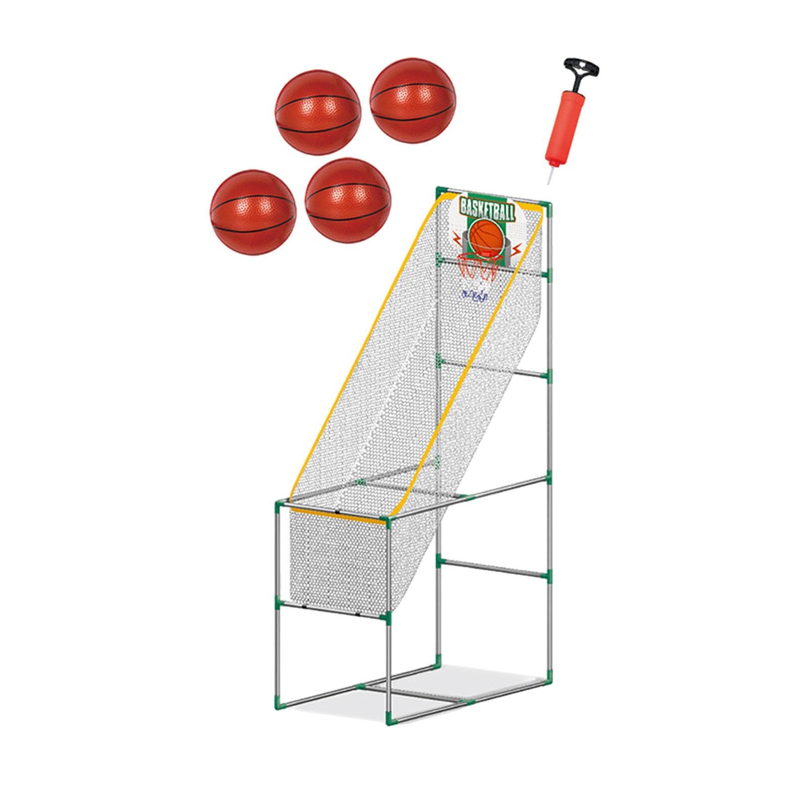 Calandis™ Kids Arcade Basketball Game Set Interactive Toy Easy to Assemble Sports Toys 1.39M with 4 Ball | Backboard Systems | Basketball | Team Sports