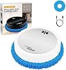 Robot Vacuum and Mop, 2-in-1 Wet and Dry Automatic Sweeping & Mopping Robot, Ultra-Thin Super Suction, 60min Runtime, Ultra-Quiet 45dB for Tile Wood Marble Floors white With 1 Mopping Pad