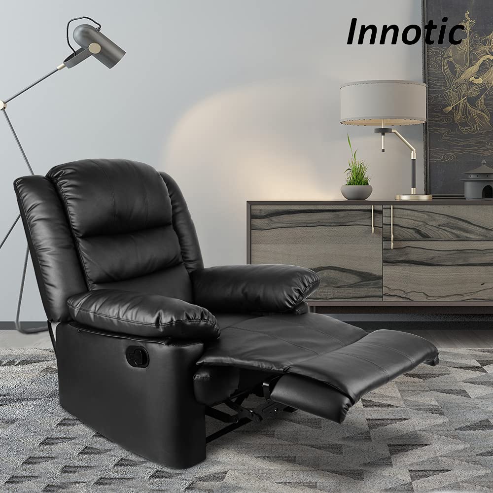 Innotic Recliner Chair Armchair Sofa PU Leather Reclining Chairs Sofas