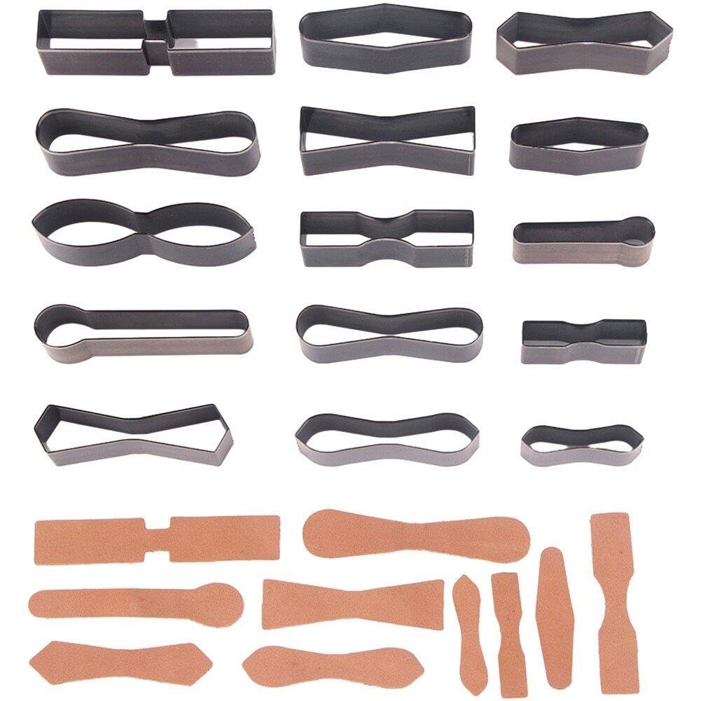 Coupe en cuir 15pcs Hrippy pour fermeture à glissière artisanale