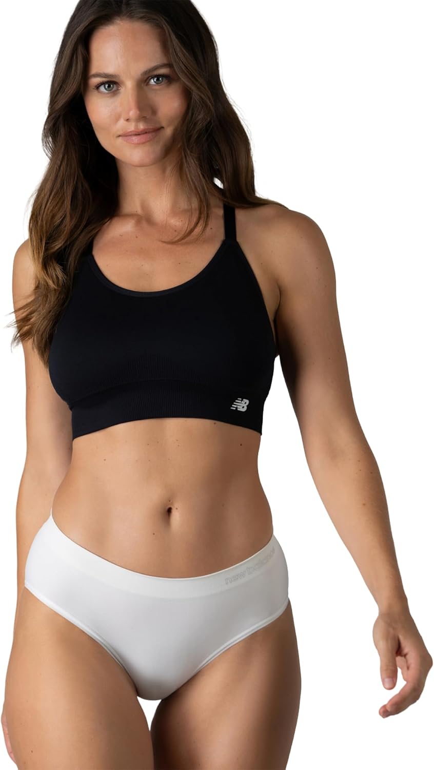 New Balance womens Ultra Comfort Performance Seamless Hipsters Underwear (3 Pack)
