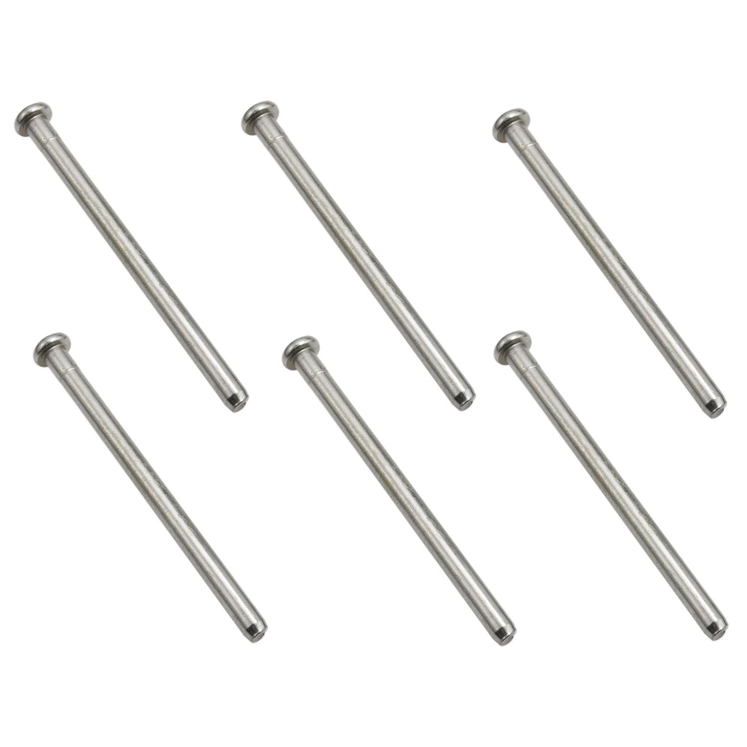 Meuey Lyot Door Hinge pin 3.5 inch Hinge pin Door Hinge Security pins for Replacement of Door Internal Safety Device, Silver -6