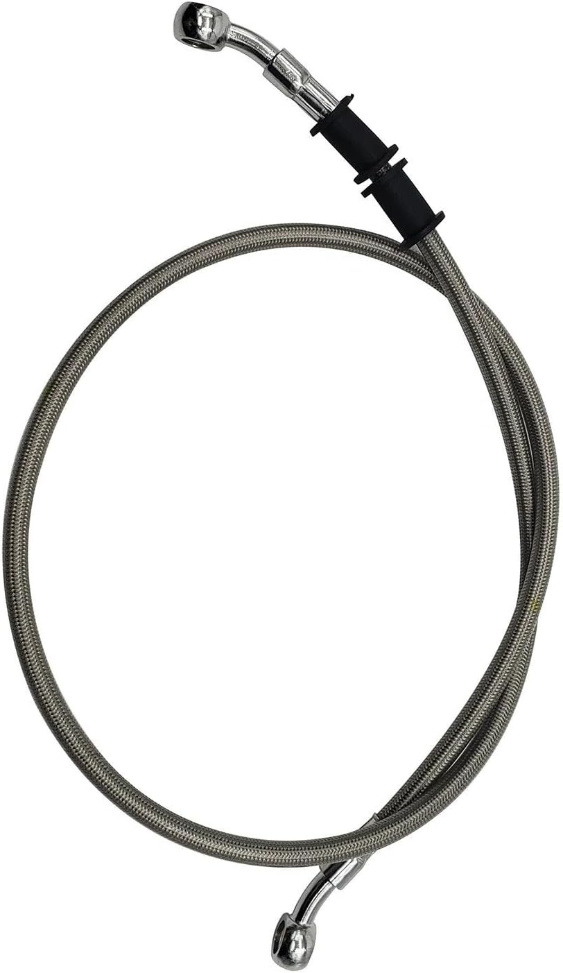 バイクのブレーキライン バイクアクセサリー オートバイ油圧ブレーキライン 10mm 28度 長さ90cm
