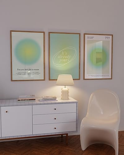 Miniatura 4 de iHery Juego de 3 pósteres sin marco de números de ángel de aura 777, arte de pared de 16 x 20 pulgadas, decoración estética de Tiktok, afirmación