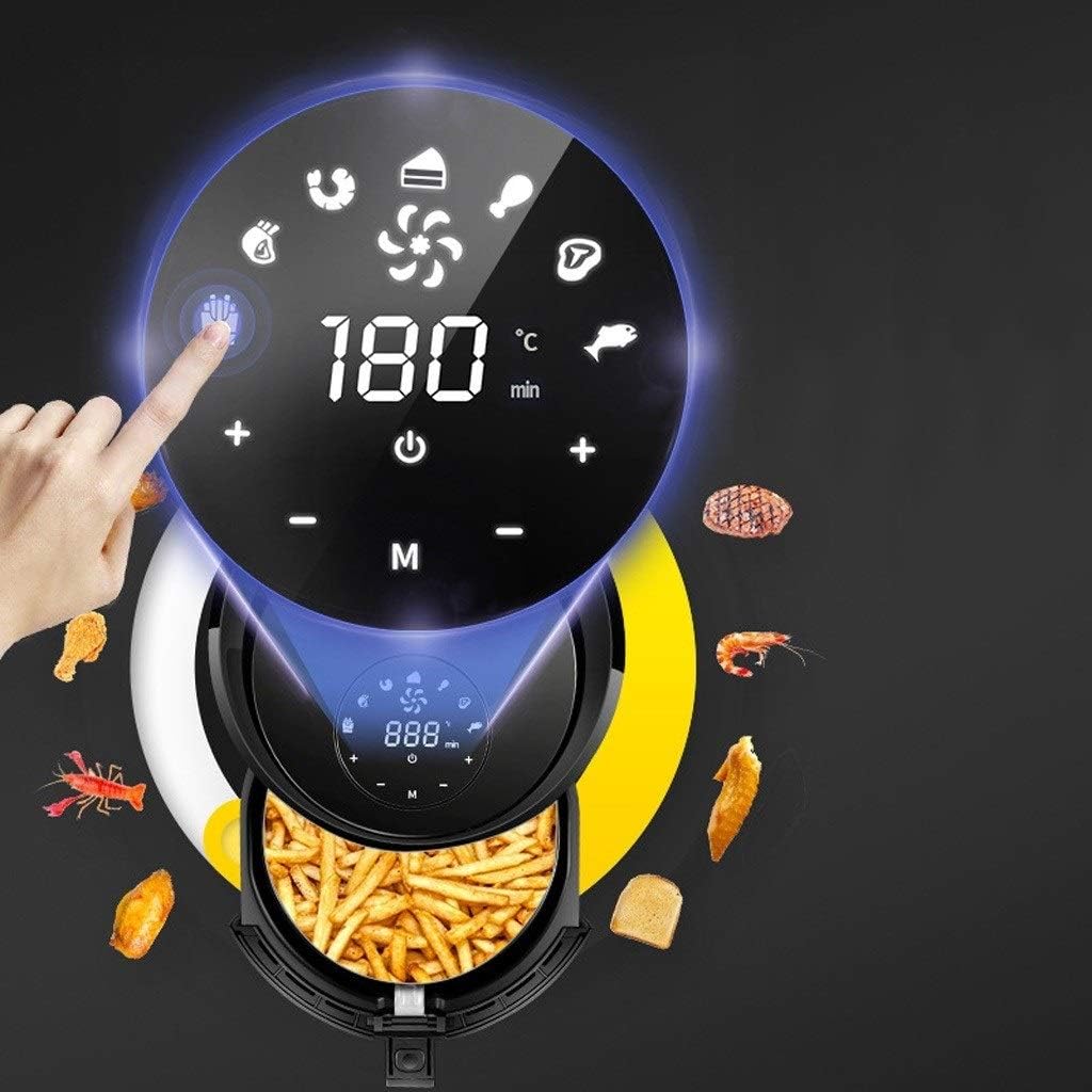 The Air Fryer With Adjustable Temperature Tower Has a Fast Circulation System, Oil-free and Low-fat Cooking