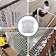 GIDWRIY Sicherheitsnetz Balkon Kinder 1.5 X 3 M,Schutznetz Hochbett Seilnetz Rausfallschutz,Absperrnetz Treppe Outdoor,Absturzsicherung Netz,Safety Net,Fensternetz Katzen Fangnetz Balkon Katzengitter
