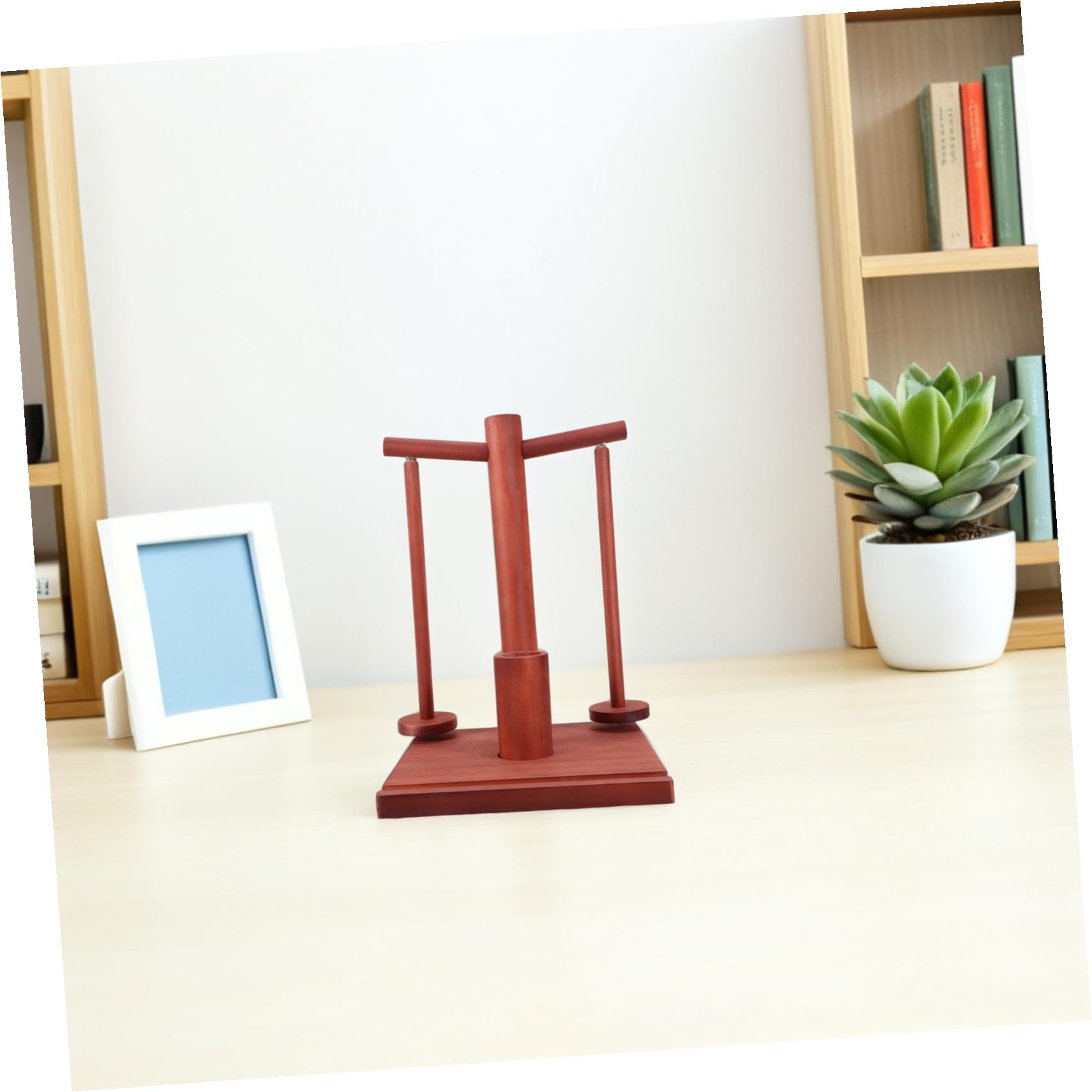 Garnhalter mit 2 Spindeln Rotierender Garnorganizer zum Häkeln und Stricken Multifunktionaler Garnständer für Handarbeitszubehör und Heimwerkerprojekte