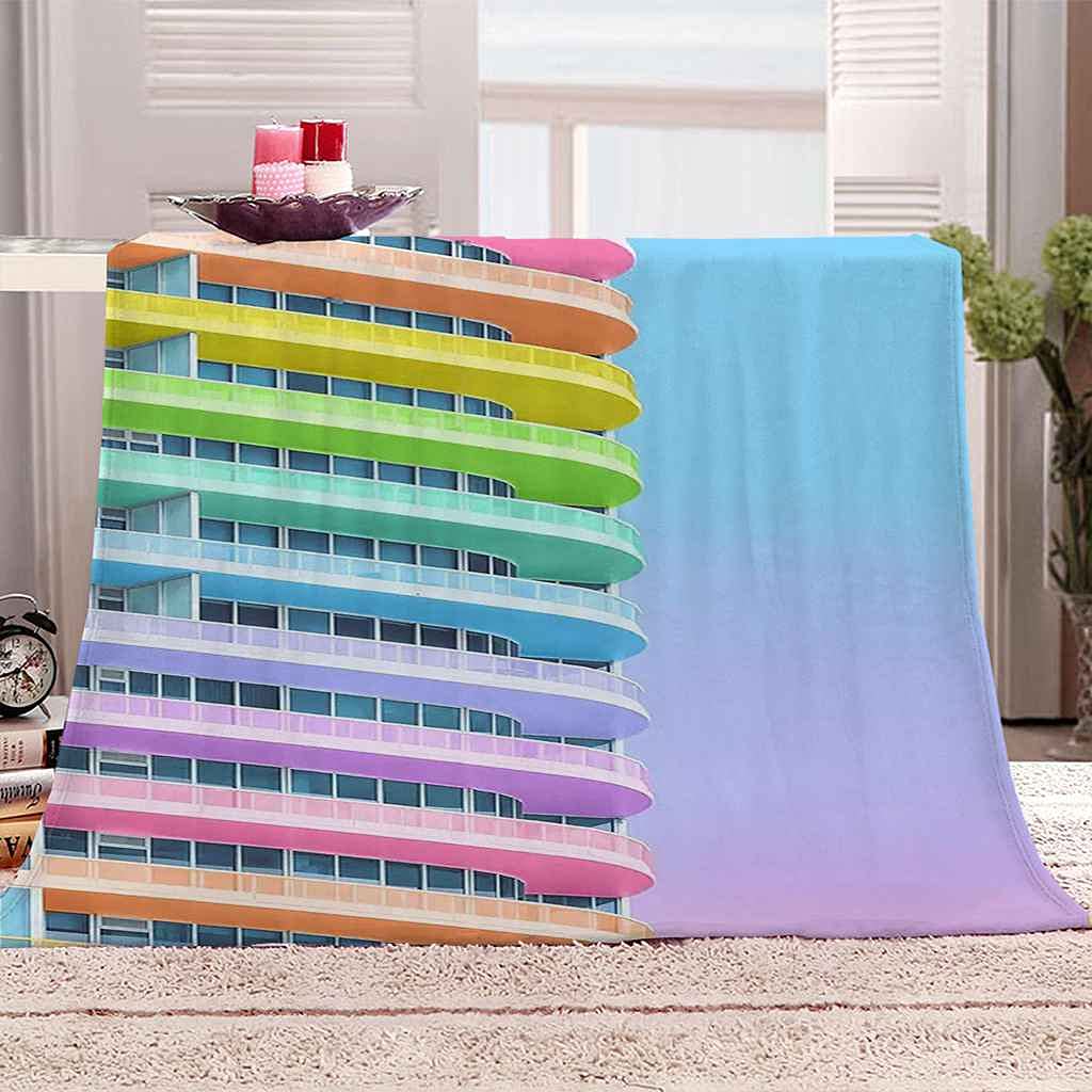 Couverture impression 3D chaude douce toutes saisons