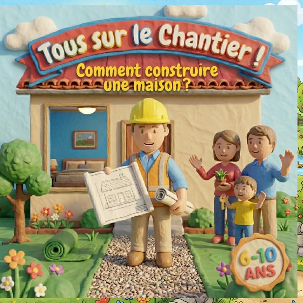 Tous sur le Chantier ! Comment Construire une maison?: Le grand voyage au cœur du chantier, du premier plan à la remise des clés !