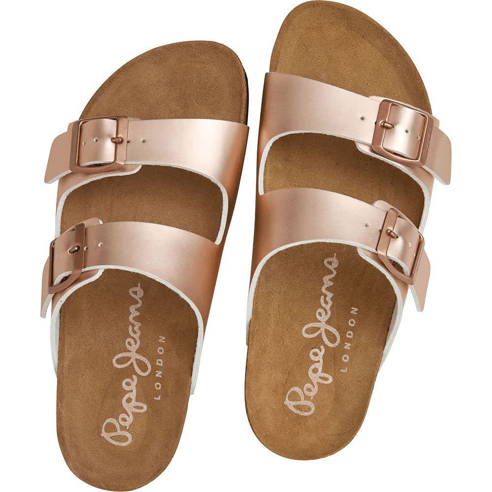 Pepe Jeans Sandalias Oban Claic Dorado