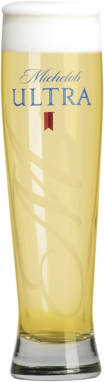 Michelob Ultra Pilsner Glass, Altitude Pilsner 16oz, Clear