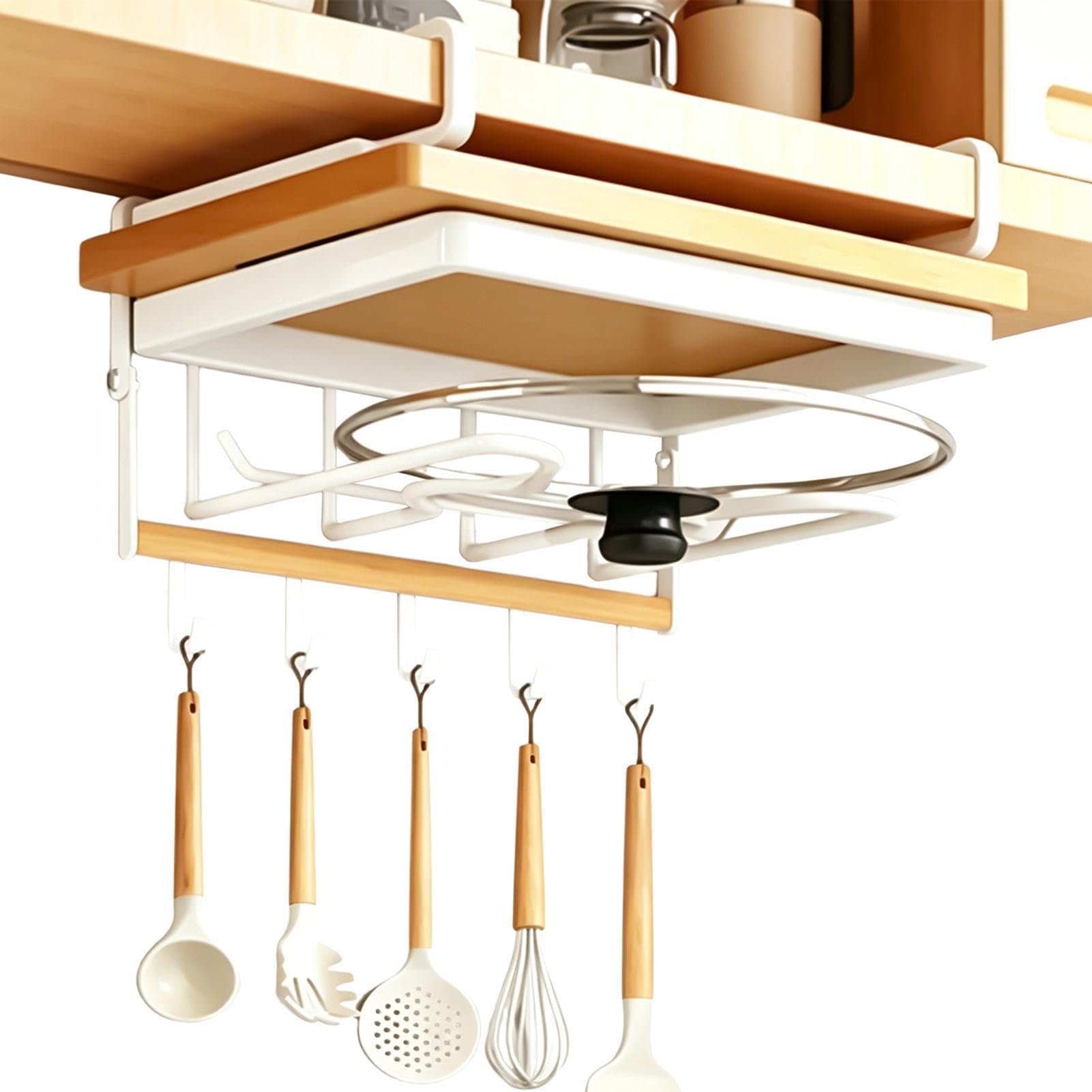 Organisateur sous l'armoire de cuisine Construction métallique robuste avec