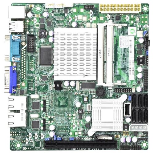 Supermicro x7spa-h-d525-b Intel Atom d525 /インテルich9r / ddr3 / V & 2gbe / Mini ITXサーバーマザーボード、バルク