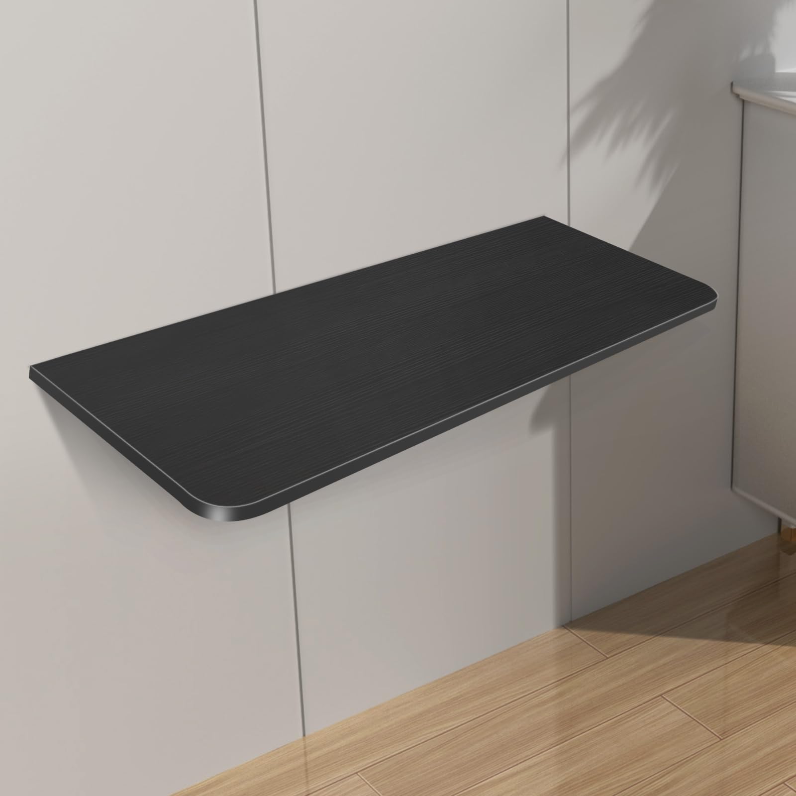 Tavolo Pieghevole da Parete Multifunzione - Scrivania da Computer, Tavolo da Cucina e Pranzo Galleggiante Con Sedile - Per Piccola Casa