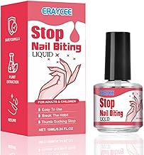 Quick Drying Anti Nail Biting Nail Polish - Nail Biting Prevention For Kids - Stop Nail Biting Nail Varnish - Nail Biting Prevention For Adults & Children, Fast And Easy Application