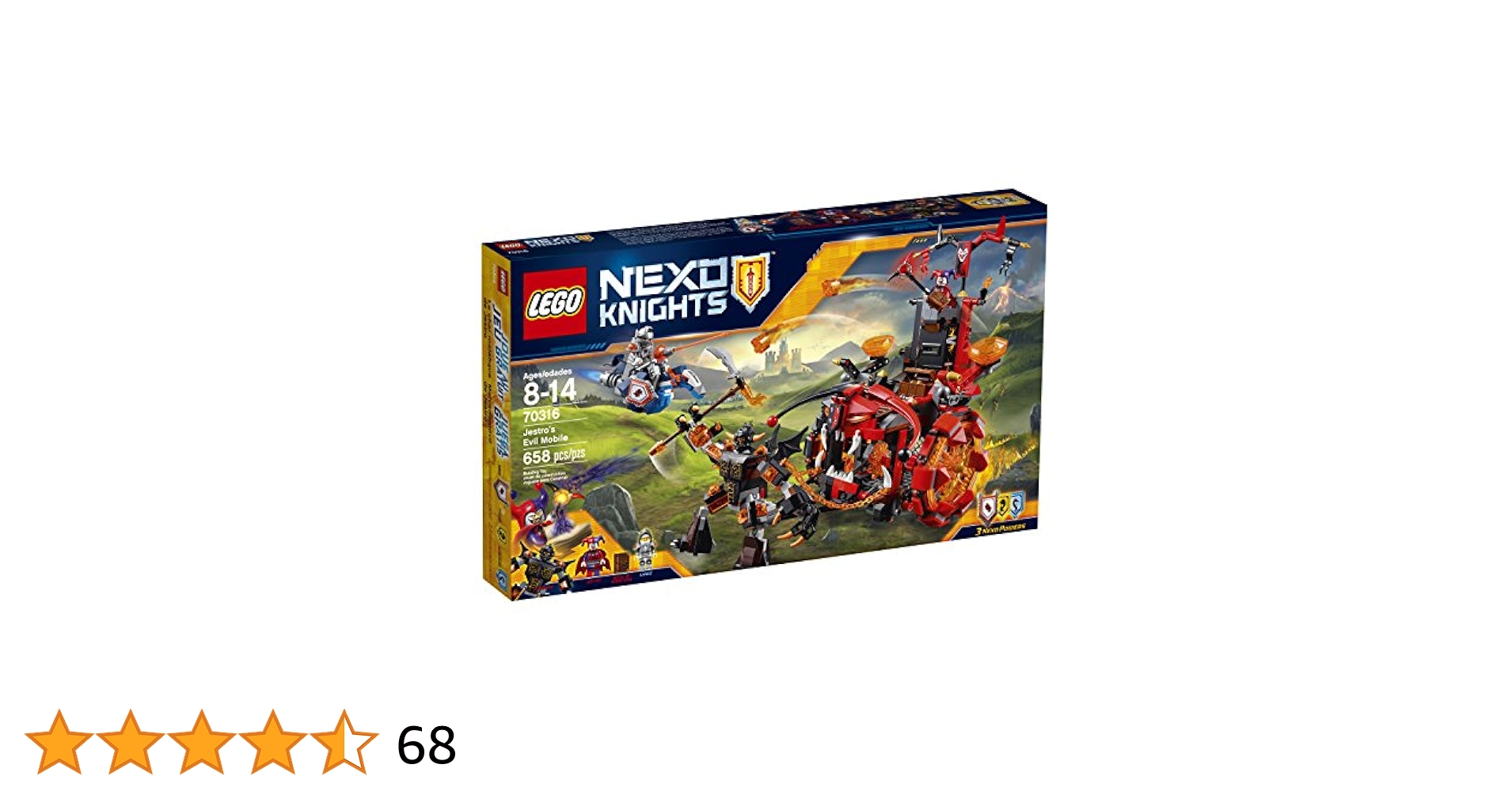 Amazon.co.jp: LEGO NexoKnights Jestro's Evil Mobile 70316
