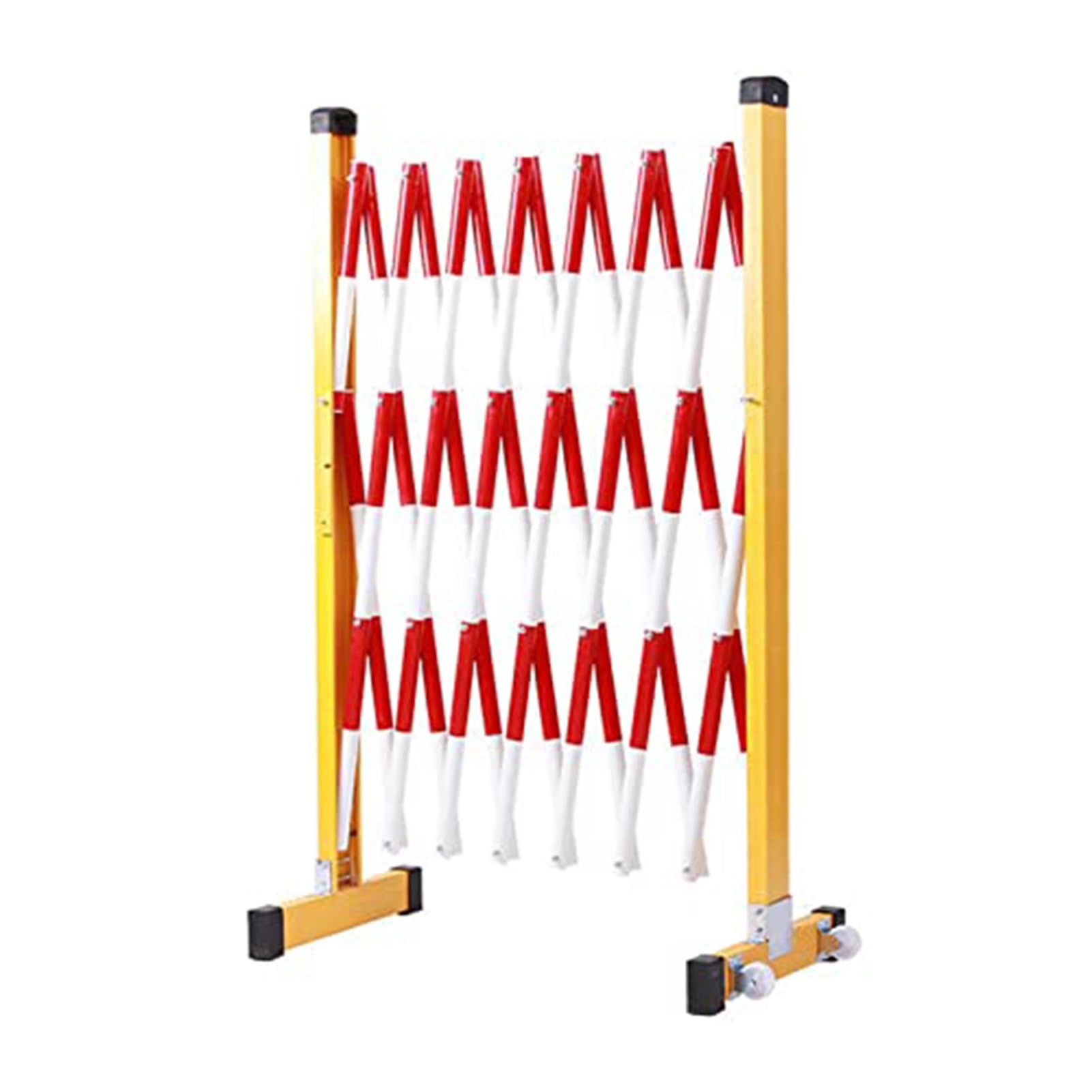 Foldable Expandable Traffic Barrier, Industrial Entry Gate for Garages, Scissor Gate for Maintenance and Construction Work, Traffic Control Solution