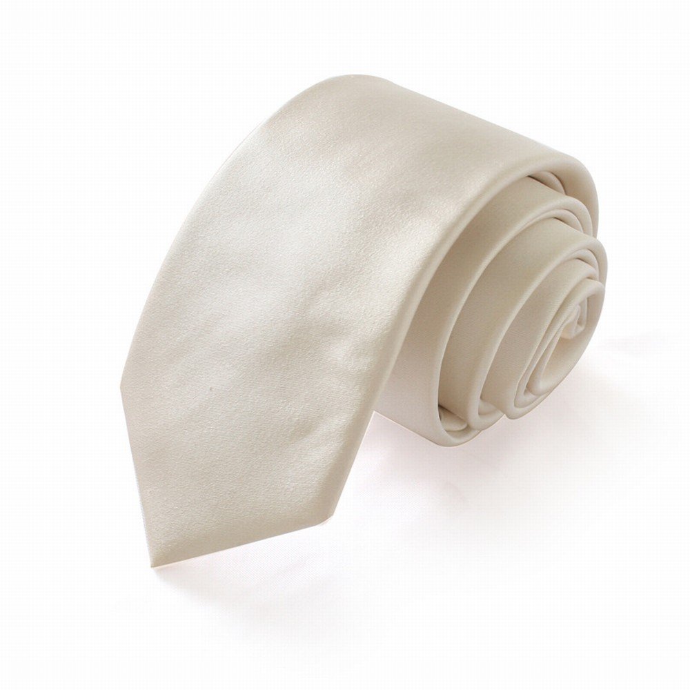Corbata de Seda de Seda de Los Hombres de 7 cm de Ancho Versión Del Vestido Profesional,Blanco,145 * 7 * 3.5 cm