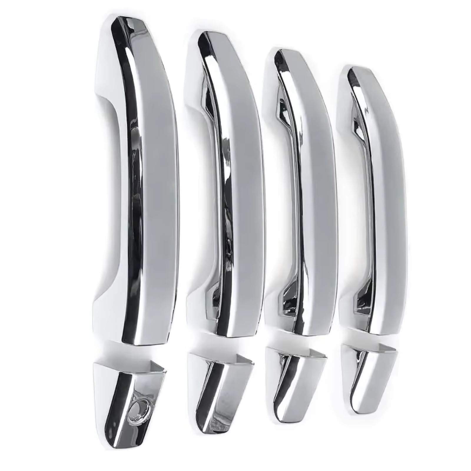 WOLIIEXZ Exterior Door Handle Cap Compatible with Chevy for Silverado 3500 2014 2015 2016 2017 2018 2019 ABS Chrome Accessories Exterior Door Handle Housing(Chrome)