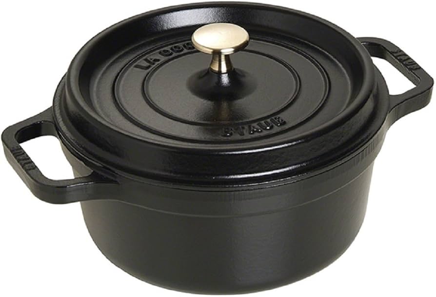 STAUB ストウブ 鋳鉄製 両手鍋 22cm STAUB 鋳鉄製 ブラック 両手鍋 22cm