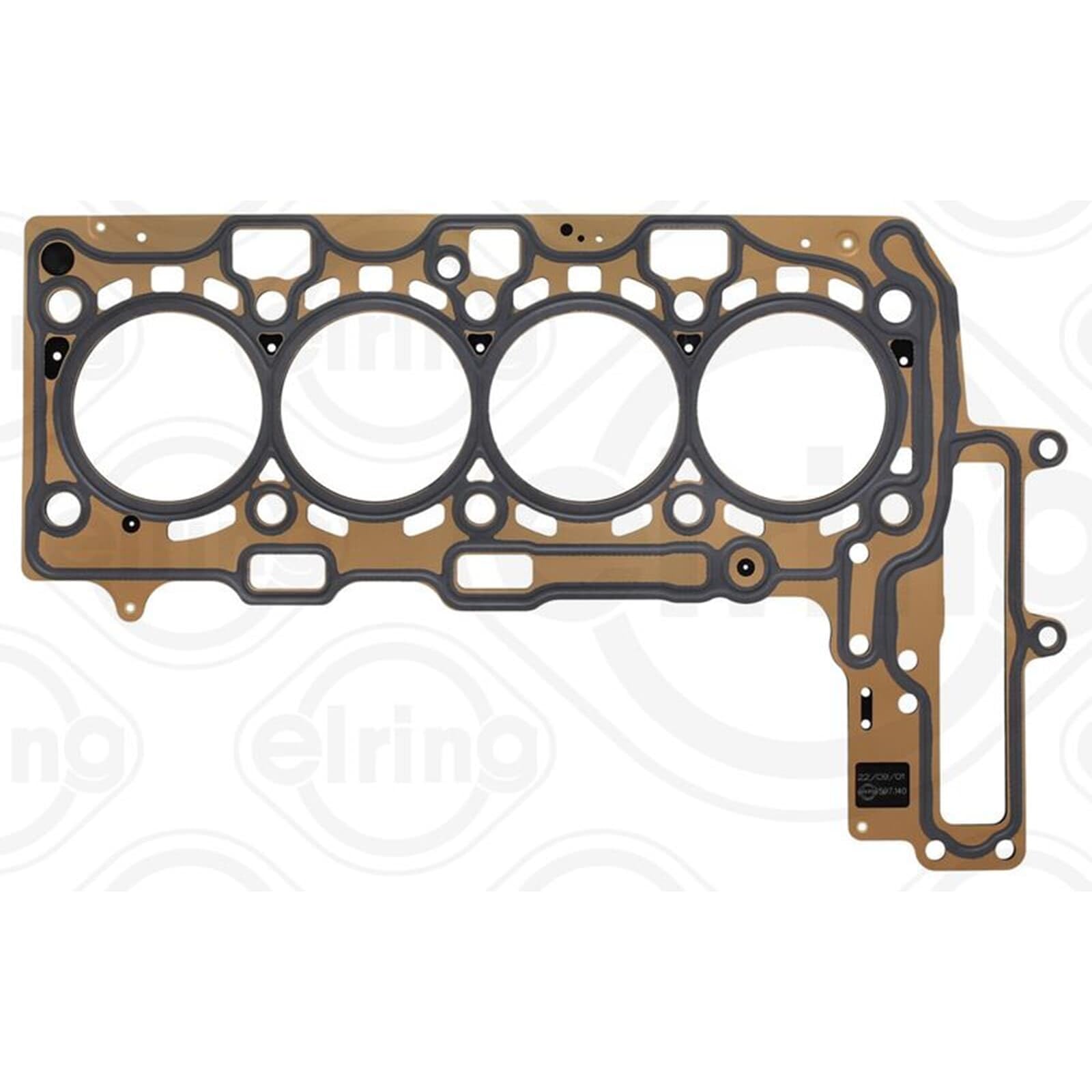 ELRING 597.140 Guarnizione testata Compatibilità con BMW X1 F48 2 Active Tourer F45 2 Gran Tourer F46, MINI Hatchback F56 | Compatibile con: BMW 2 Active Tourer, 2 Gran Tourer, MINI MINI, Cabriolet, CLUBMAN