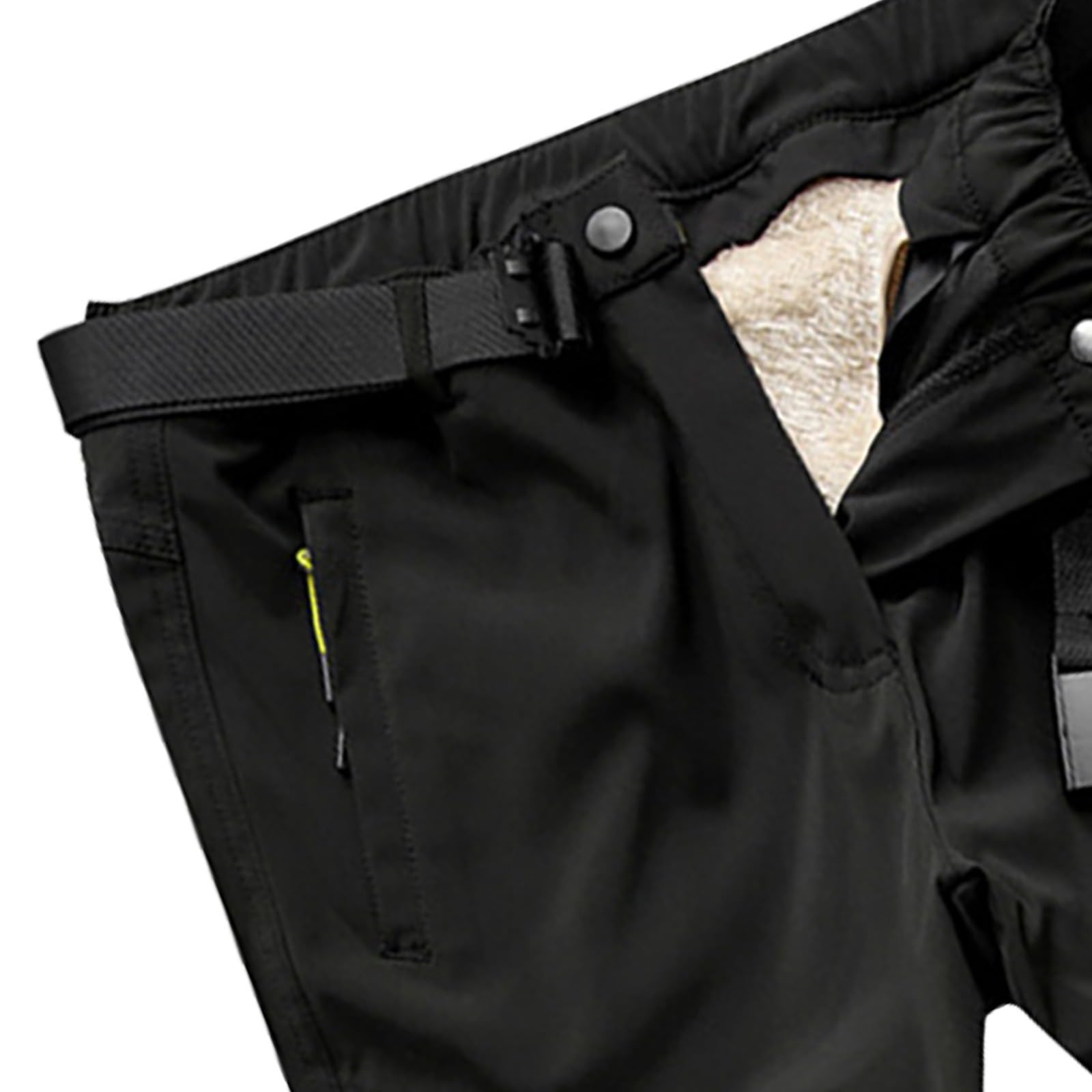 Tuta da sci da uomo in due pezzi, in pile, tinta unita, comoda, minimalista, alla moda, antivento, impermeabile, da neve, con tasche con cerniera