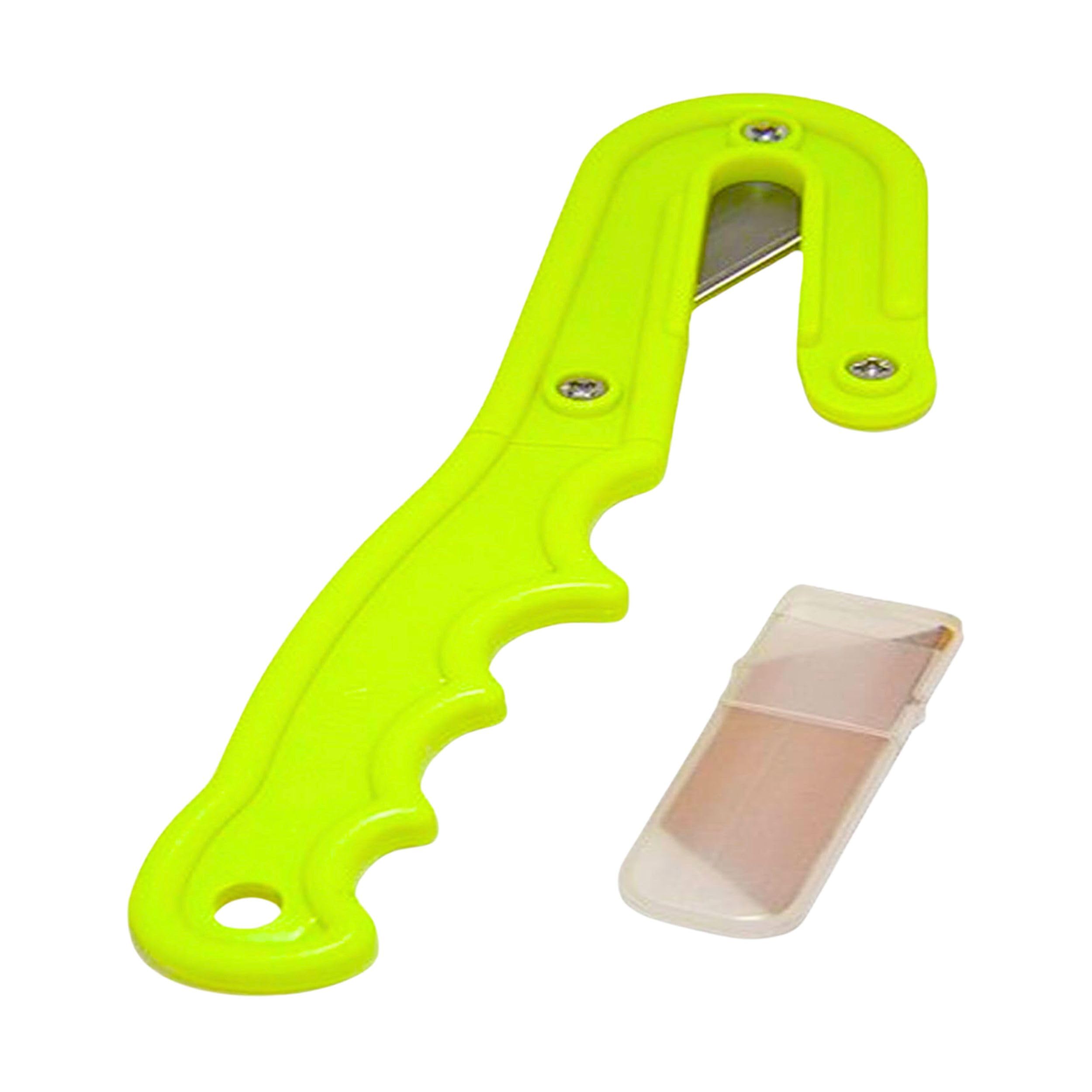 Scuba Choice Diving Line Cutter – 8" Safety Design, Firm Grip Handle, 2 Extra Blades, Waterproof, Compact Tool for Fishing, Spearfishing, Underwater