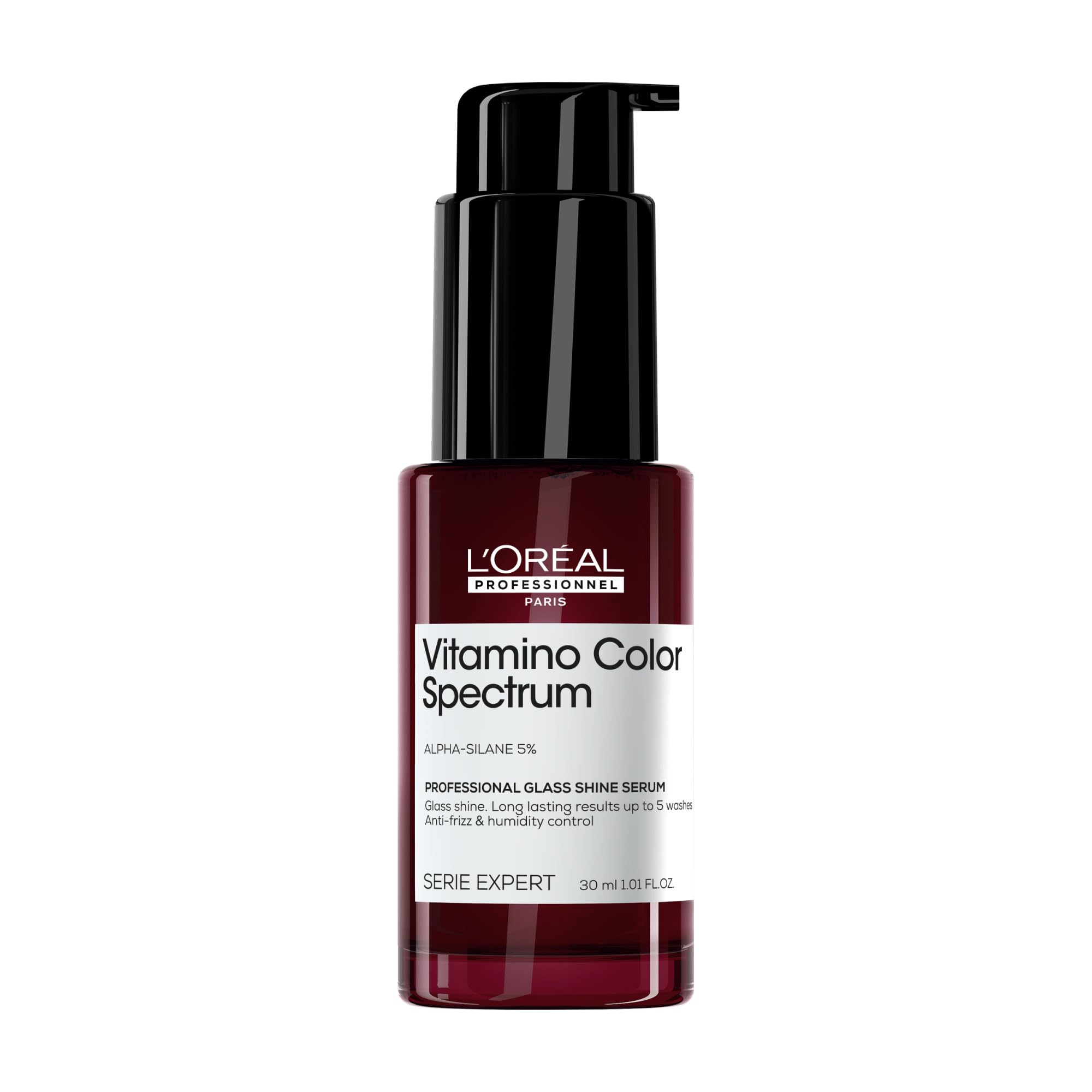 L'Oréal Professionnel Glass Shine Serum, Concentrated Serum Mirror, Protects & Provides Intense Shine, Vitamino Color Spectrum, 30ml