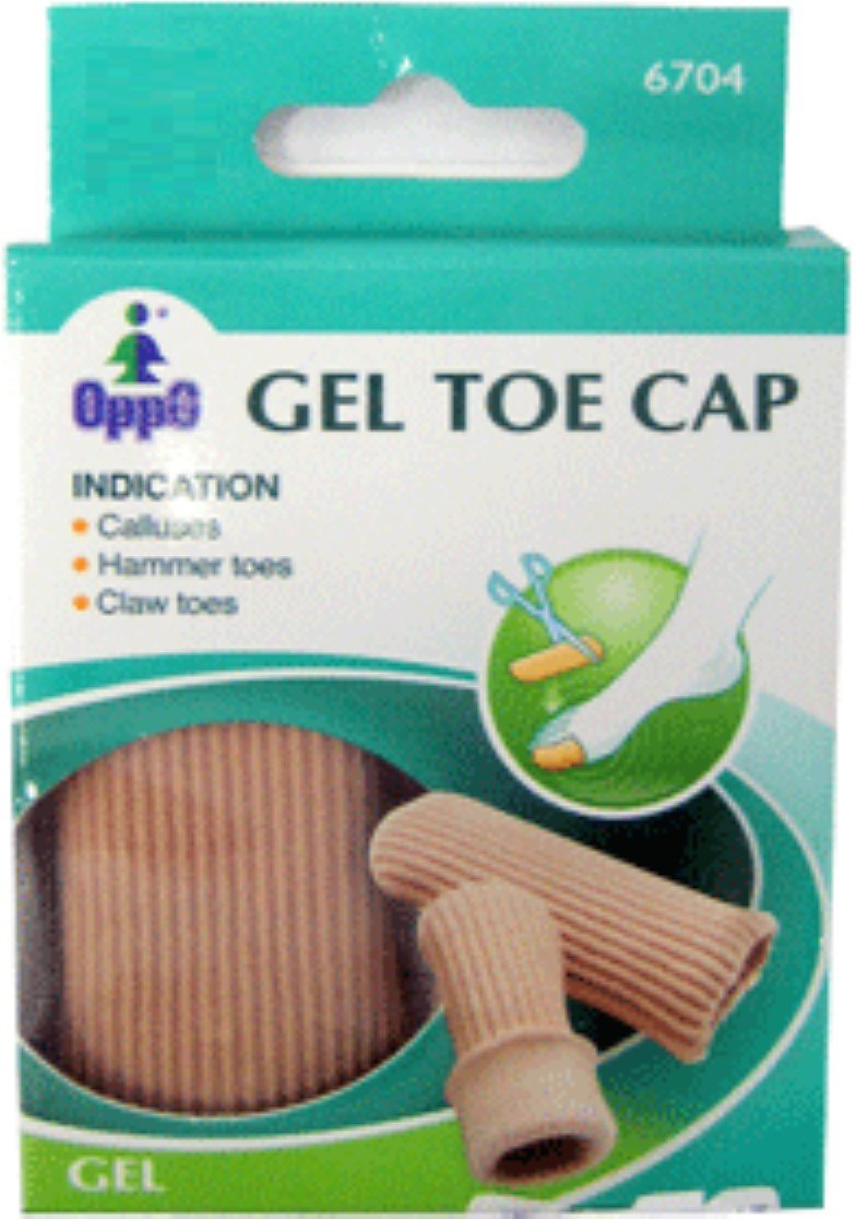 Oppo Gel Toe Cap, Medium [6704] 2 Pack (Pack of 12)