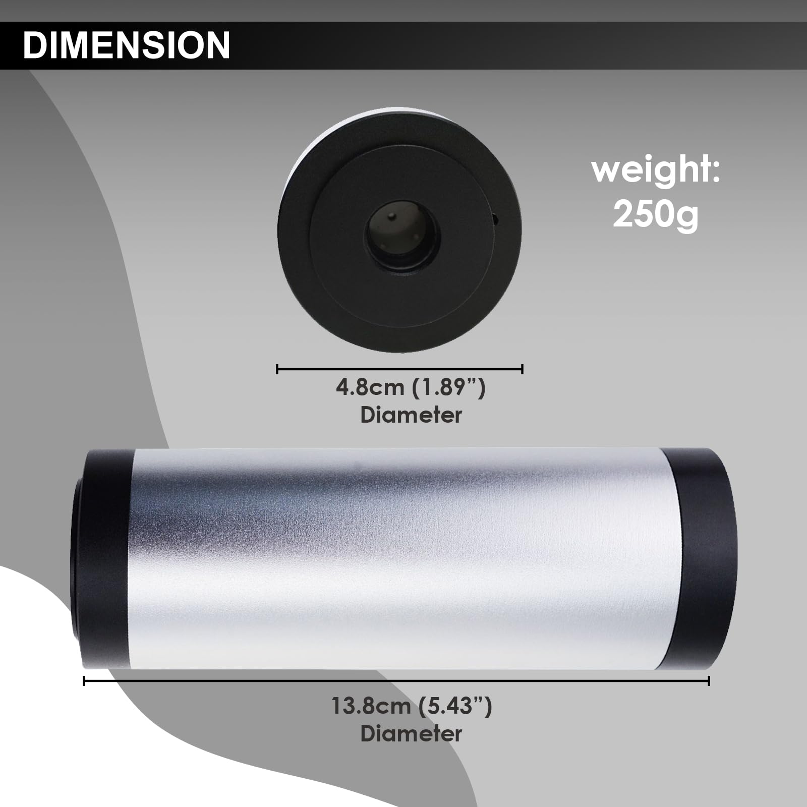 Calibratore portatile del livello sonoro, 94 dB e 114 dB ± 0,3 dB di precisione per la calibrazione dei misuratori di livello sonoro, microfoni da 1 "e 1/2" calibrazione del decibel del rumore