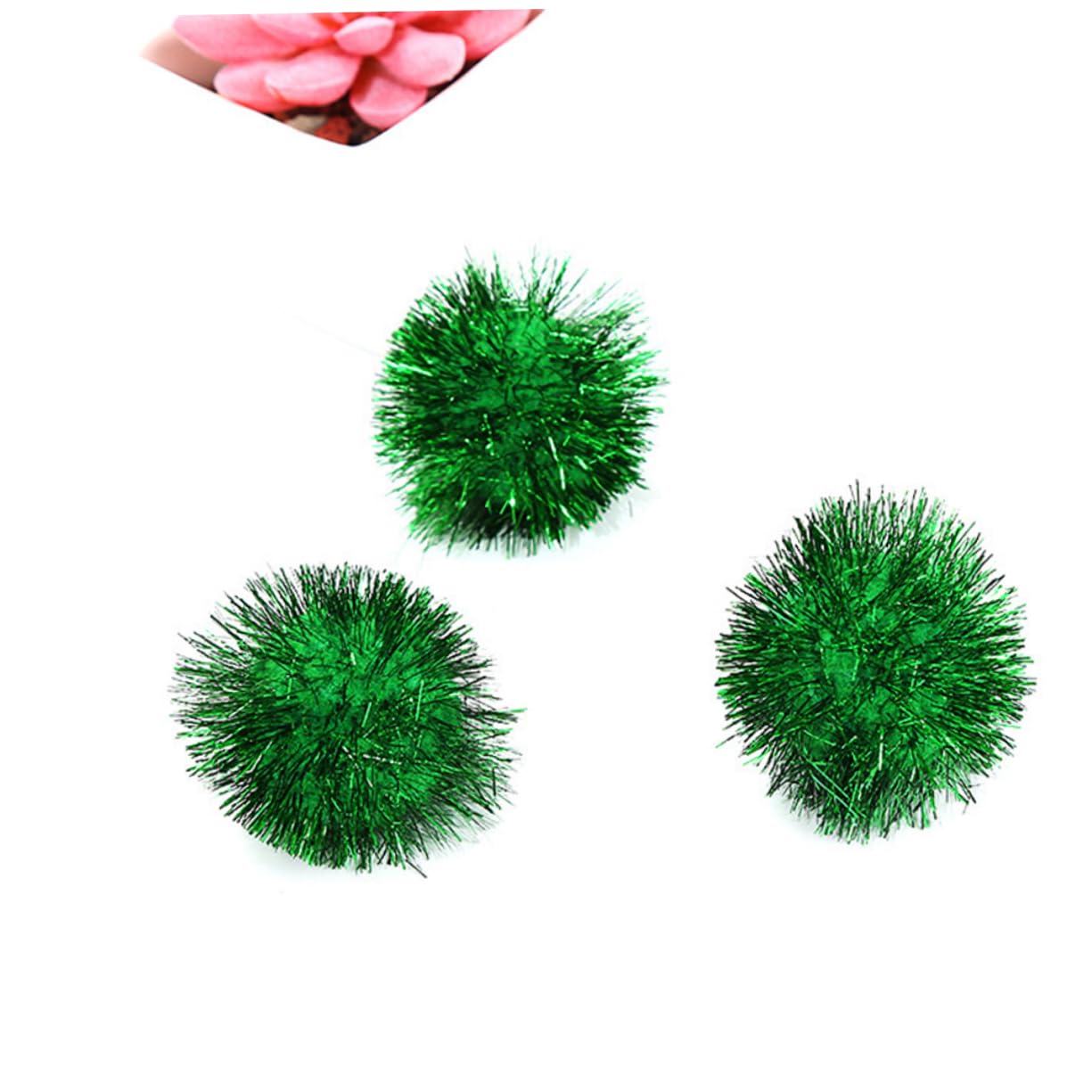 FOMIYES Colorful Mini Glitter Balls for Cats Interactive Cat Toys Ball Playsets 30 Pack Small