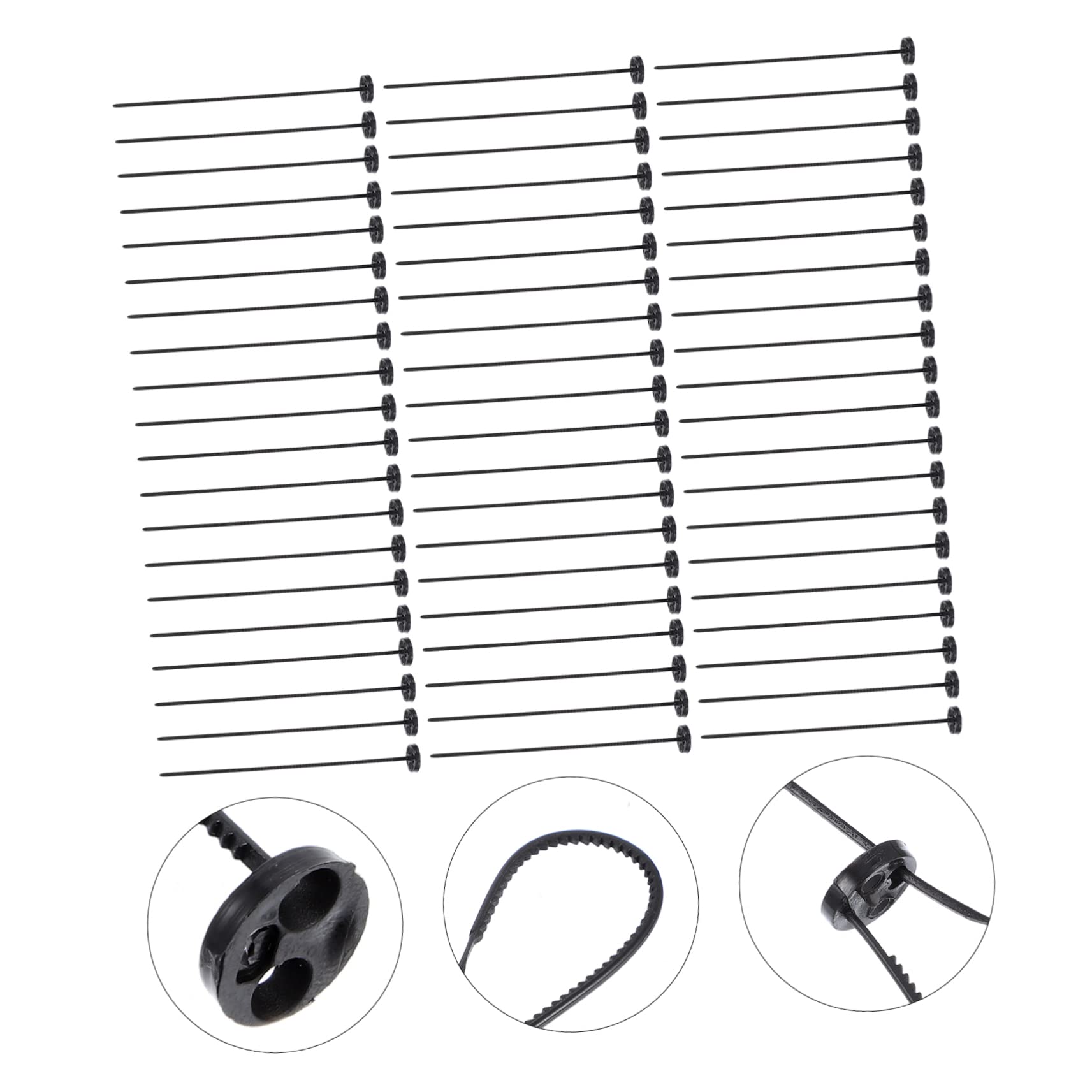 NUOBESTY 90piezas Botones Decorativos De Plástico Sin Costura De Botones De Sujeción Fáciles De Usar Para Reparaciones De Ropa y Manualidades