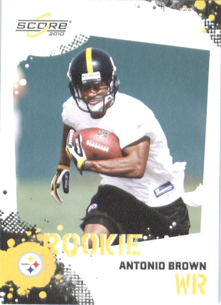 Antonio Brown RC Pittsburgh Steelers (RC Rookie Card) 2010 Score