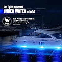 Vista 5 de Luces LED RGB, 12 cápsulas, impermeables, multicolor, luz subterránea, con aplicación Bluetooth, control remoto, modo de música intermitente