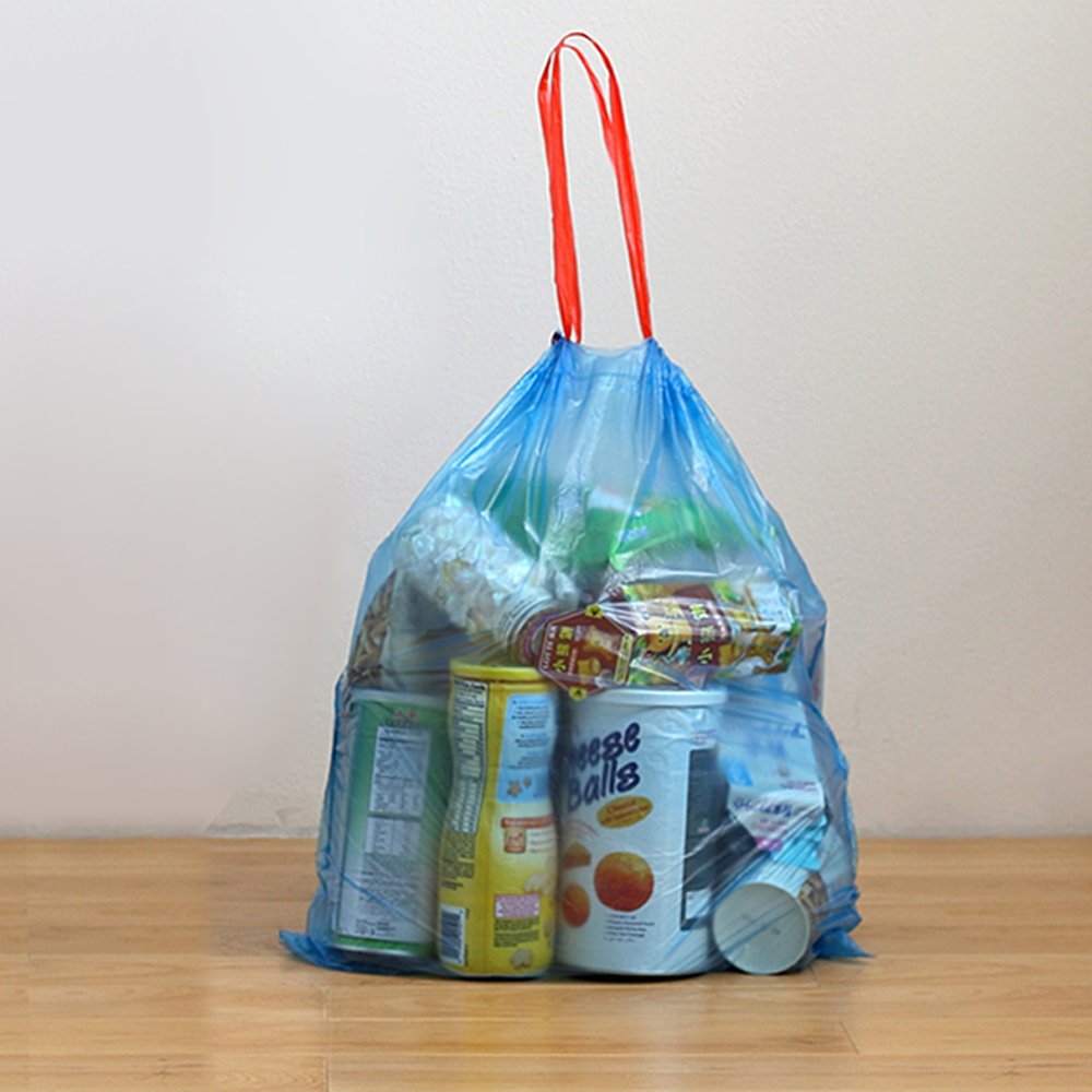 Bolsas de Basura con Cordón, Bolsas para Basura, 110 Bolsas (50 L)