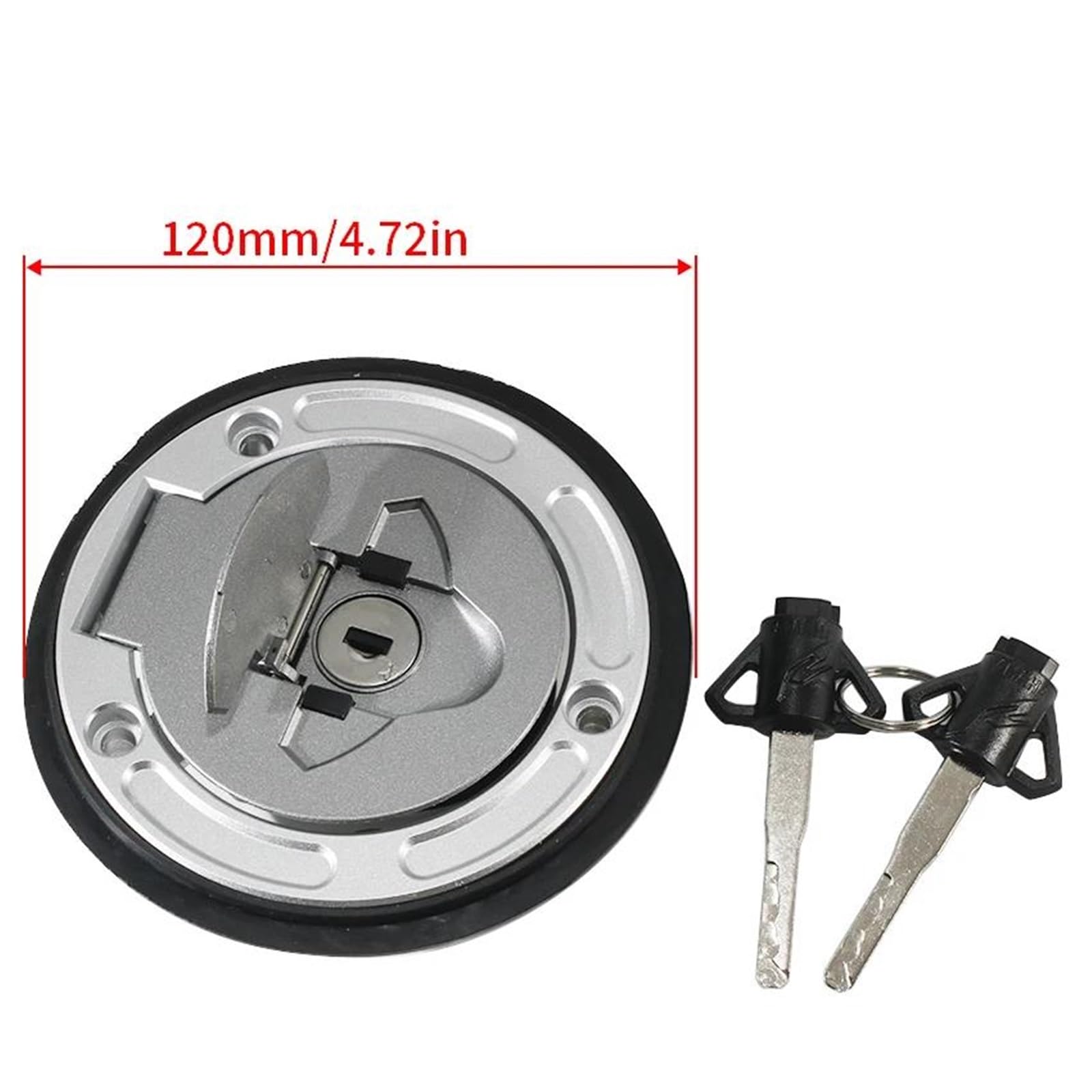 Tappo Serbatoio Carburante Con Chiave Di Copertura Per Yamaha YZF R3 ABS YZFR3 WGP 60TH R25 MT-25 MT-03 OEM:BS7-WF461-00-00 Accessori