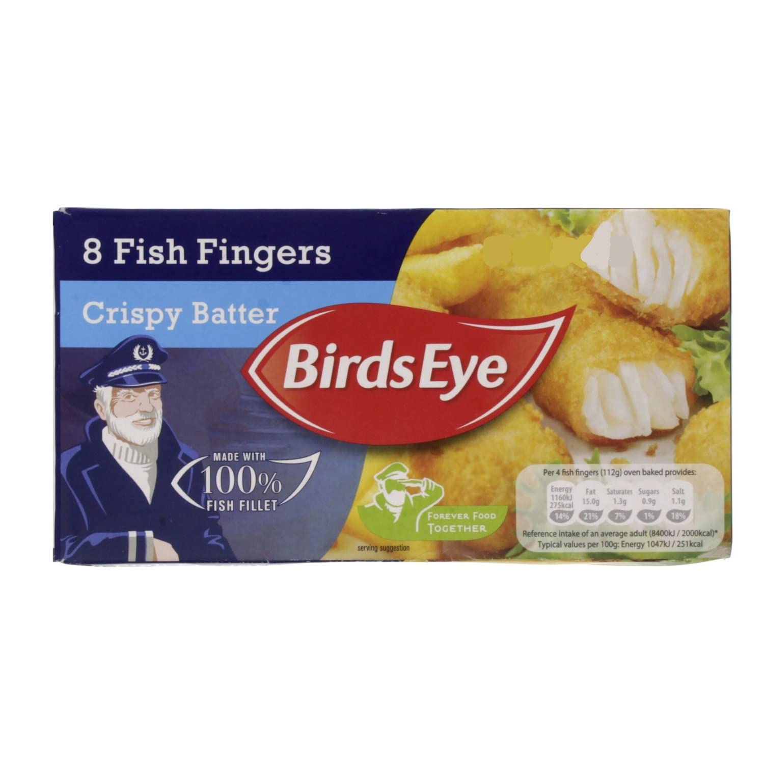 Birds Eye 8 Crispy Batter Fish Fingers, 224g