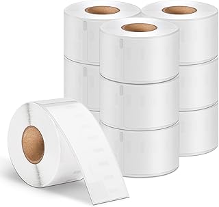 10 Rolls 36mm x 89mm Address Labels, Compatible Dymo 99012 S0722400 Self-Adhesive Mailing Labels, Work with DYMO Label Writer 4XL 450 400 330 320 310 Twin Turbo Duo, White(260 Labels/Roll)