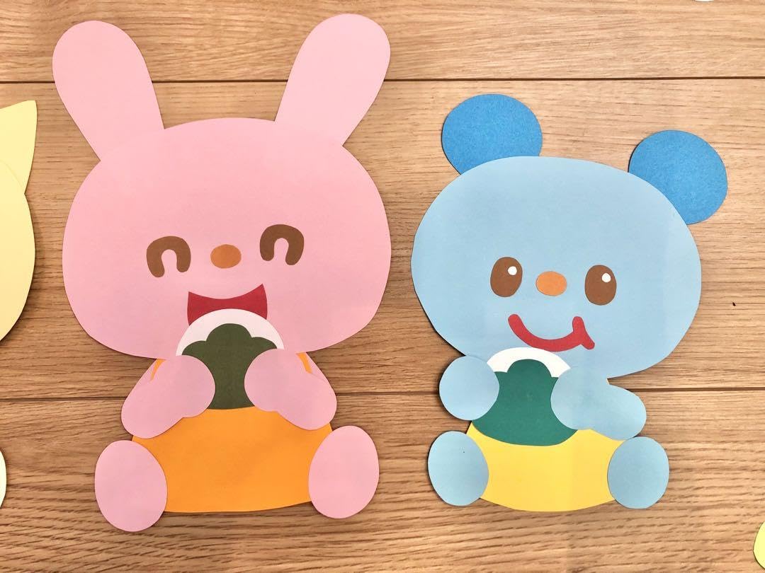 Amazon.co.jp: 壁面飾り こどもの日 こいのぼり 春 5月 動物 お花