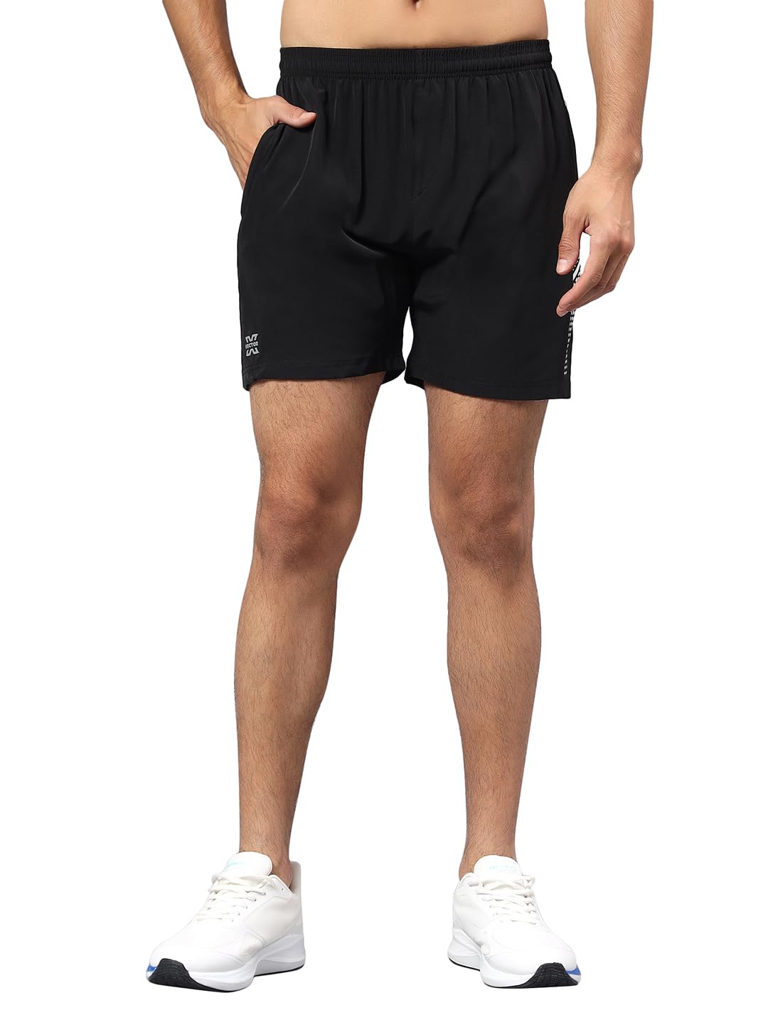 Vector X OMS-177 Men's Active Wear Sports Shorts | Regular Fit Solid Polyester Shorts for Running Gym Training | Casual Comfortable and Lightweight Bottom-picture-14