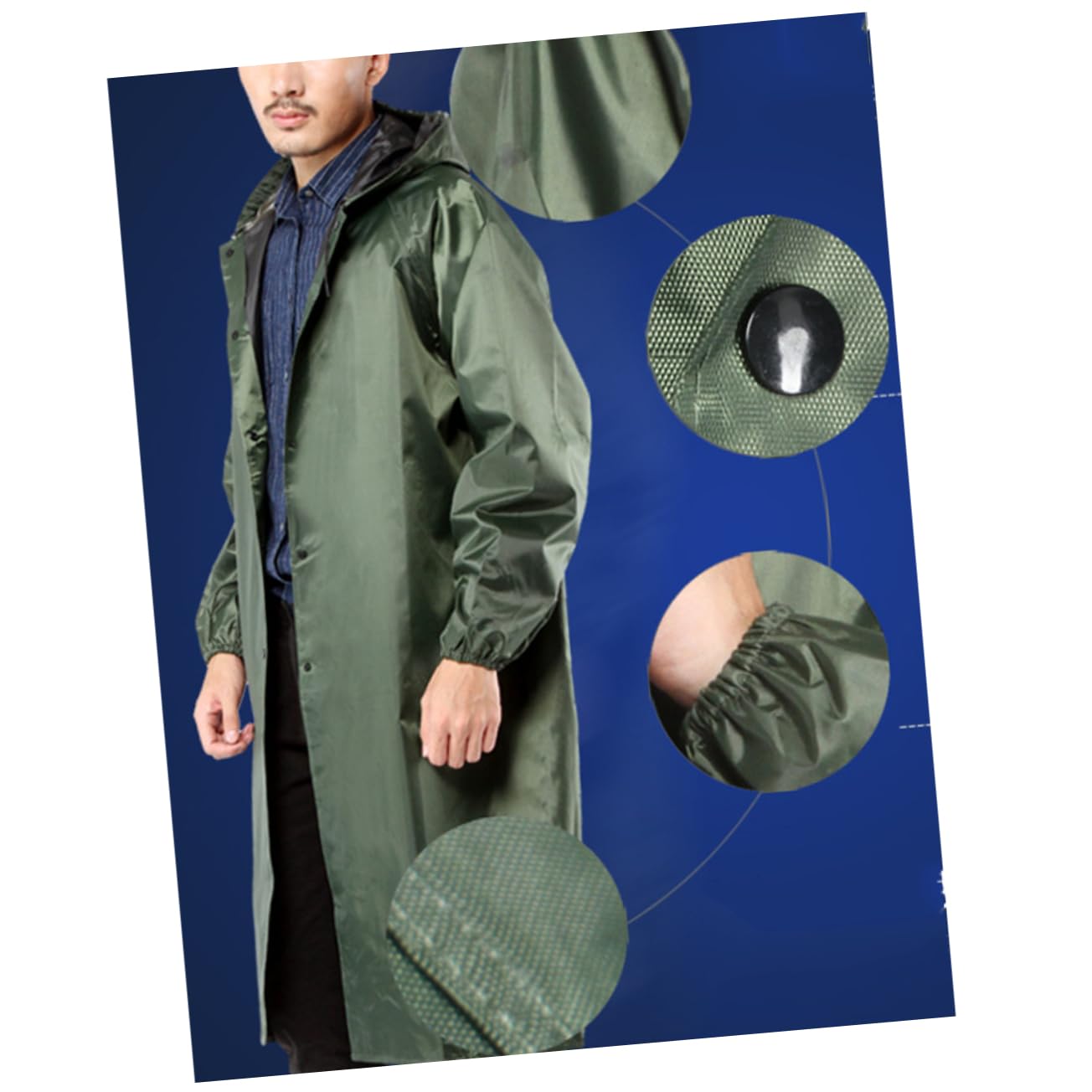 BESPORTBLE Poncho Antipioggia per Ciclismo all Aperto Multifunzione come Copertura o Materassino Resistente ai Graffi Facile da Trasportare e Pulire per Escursionismo e Attività all Aperto