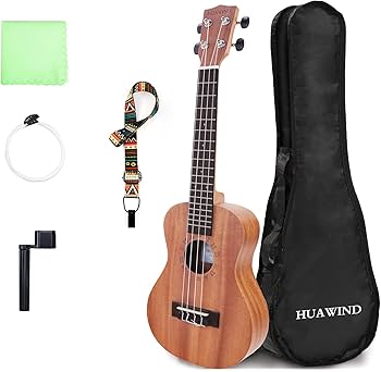 Amazon.co.jp: ウクレレ Hua Wind コンサート 初心者セット マホガニー