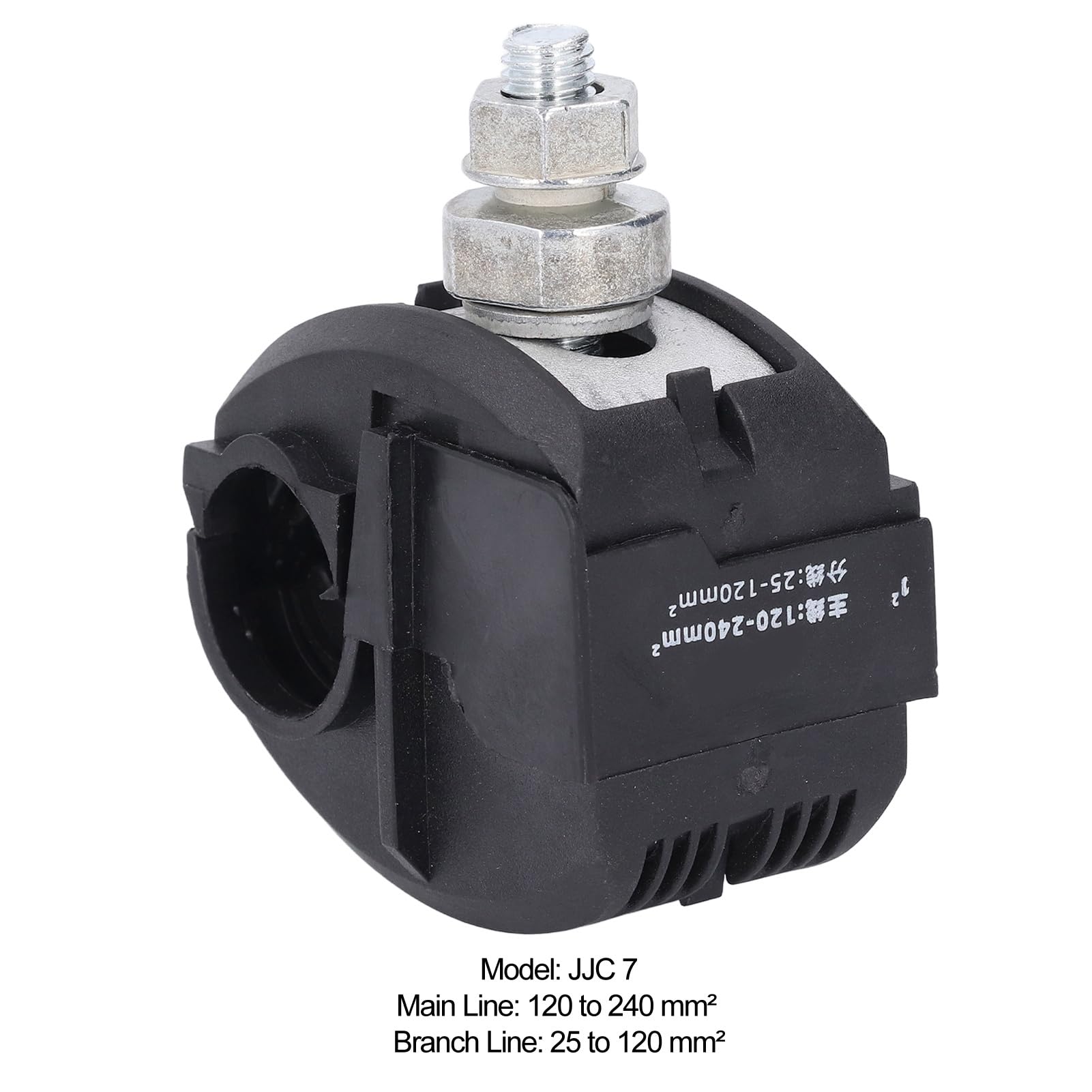 Connecteur de Perçage d'isolation, Connecteur de Fil isolé 2 Pièces Noyau de Cuivre 1KV Haute Basse Tension pour l'ingénierie électrique pour l'éclairage de Jardin (JJC-7)