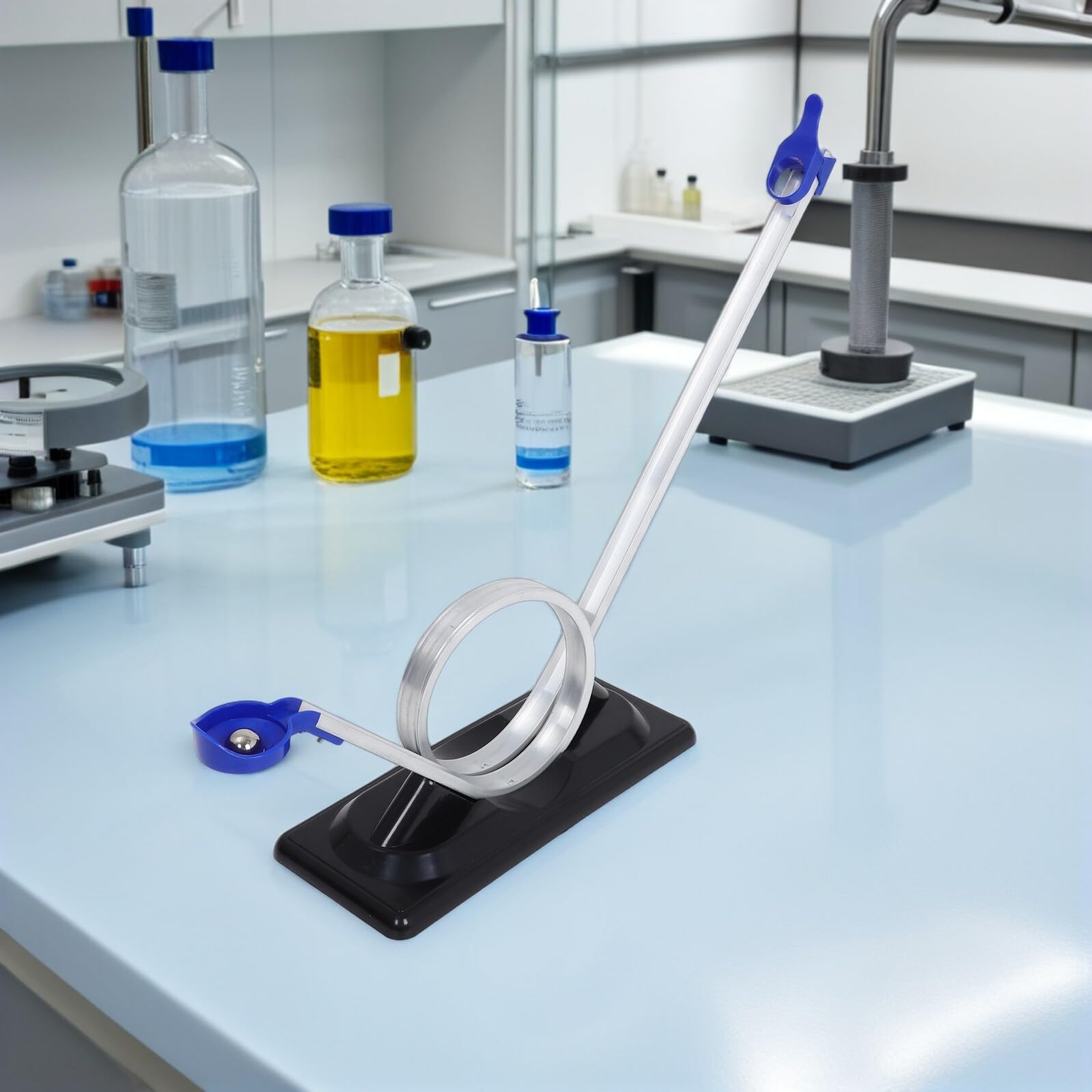 Cabilock Equipos de Enseñanza y Experimentación de Física Modelo de Centrifugadora de Fuerza Centrífuga Material Didáctico Aula Demostración de Leyes de Inercia y Mecánica