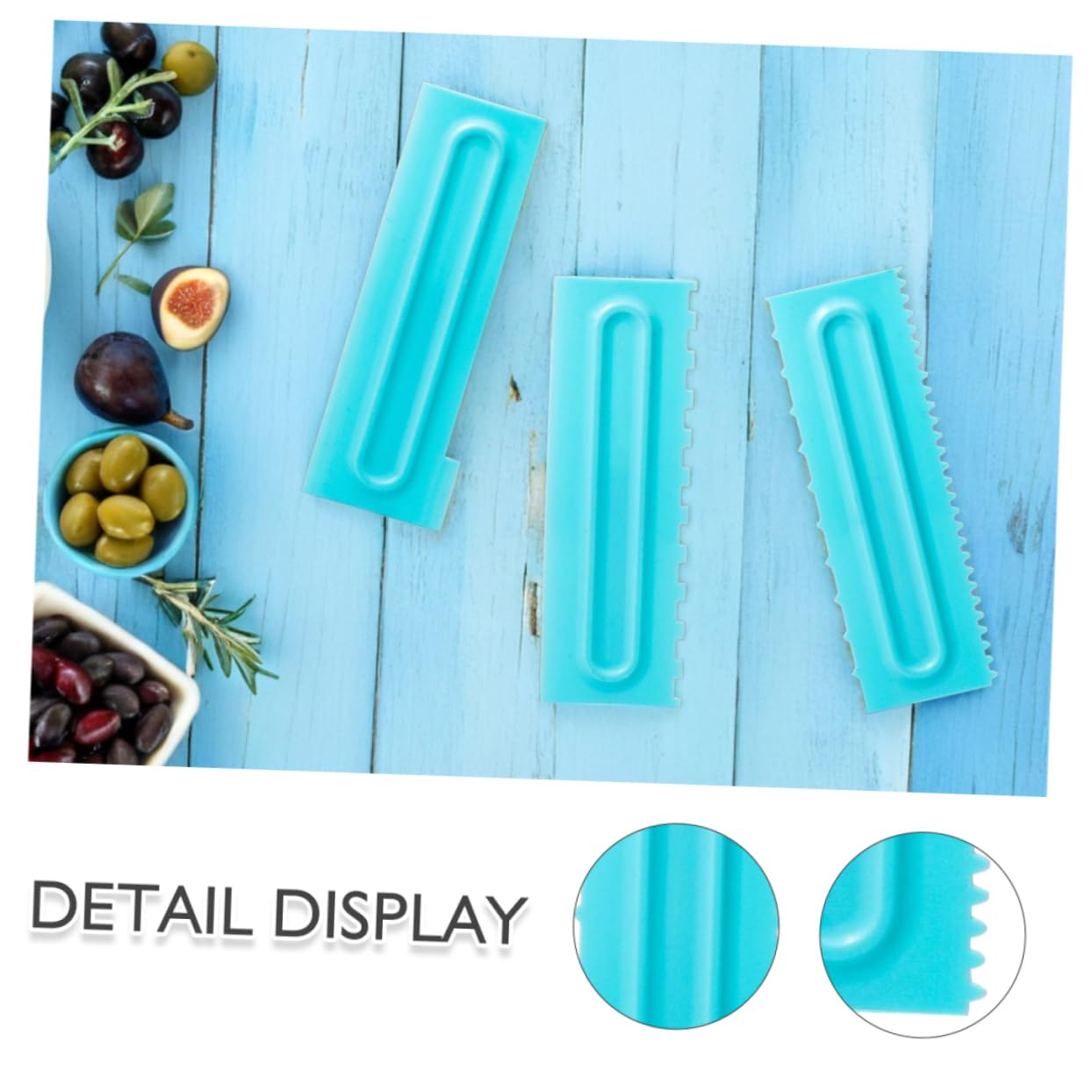 9 Stück Teiliges Cake Spreader aus Stabilem PP Vielseitiger Fondant Smoother für Kuchen Kitchen Cake Scraper Tool zum Glatten Kanten und Creme Glätten Beim Backen und Dekorieren